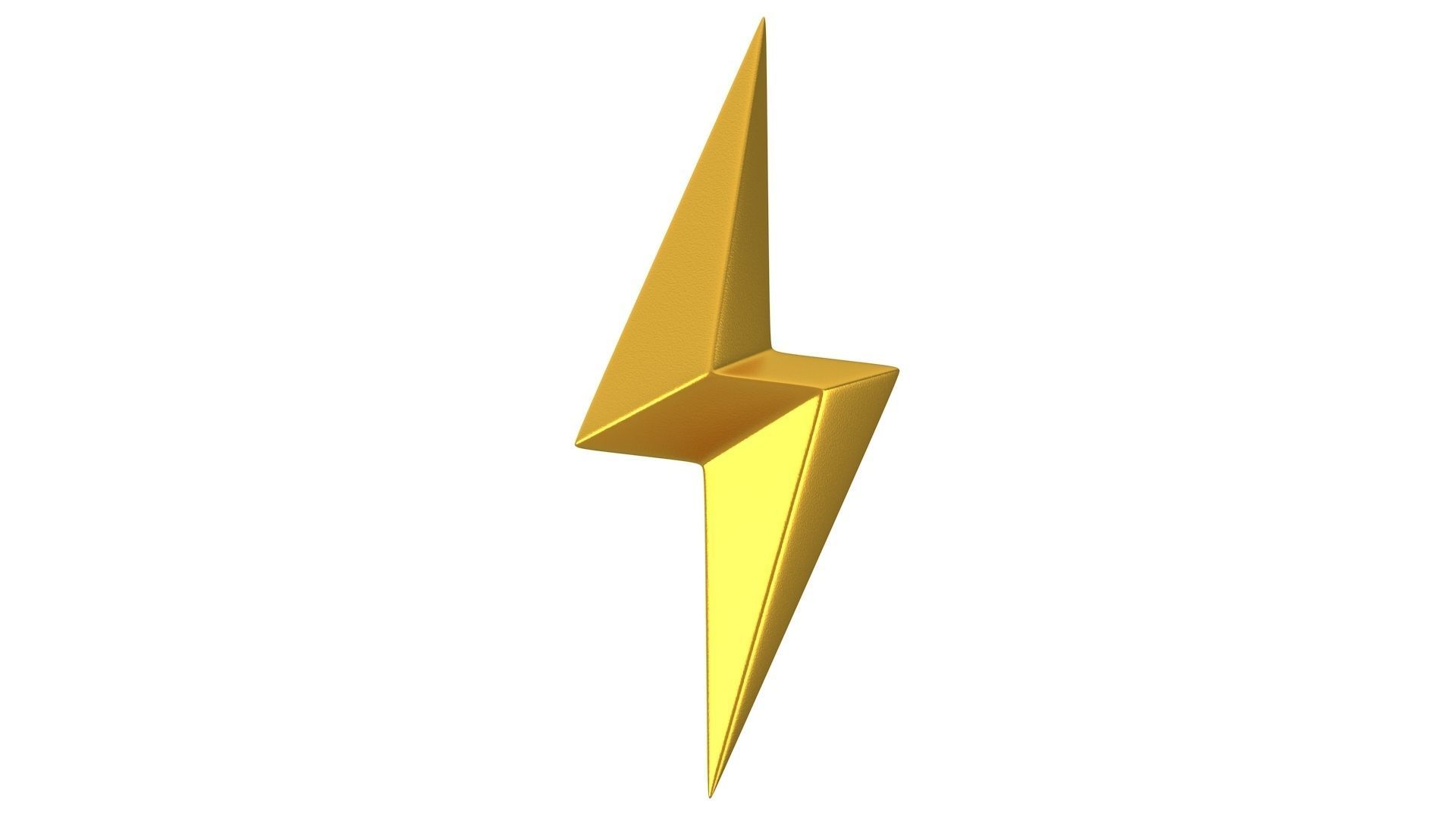 Lightning symbol 01 3D model_6