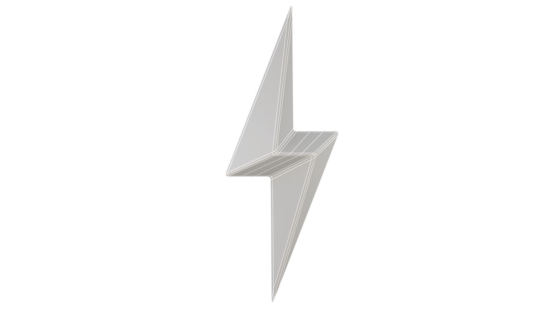 Lightning symbol 01 3D model_12