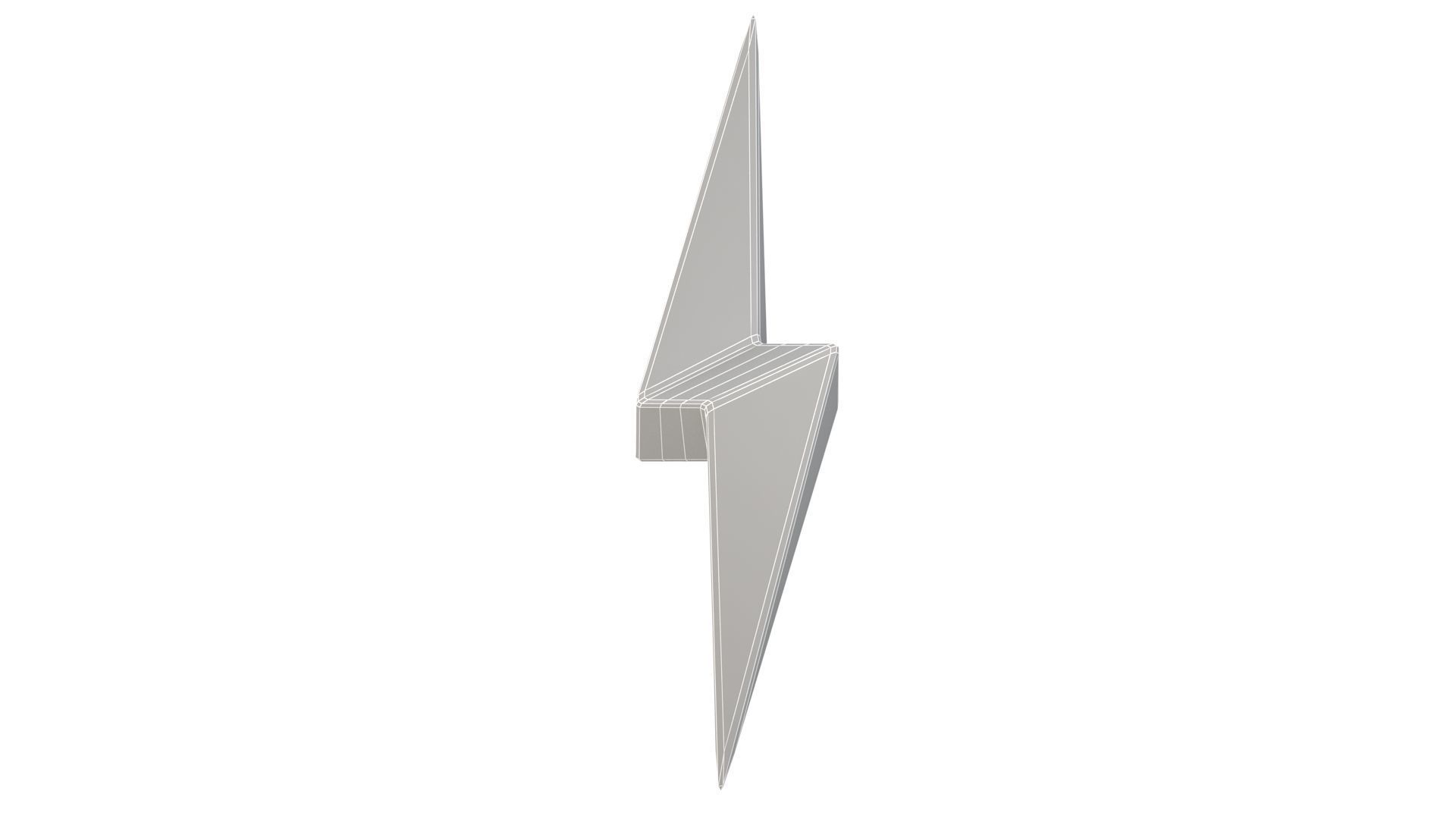 Lightning symbol 01 3D model_13