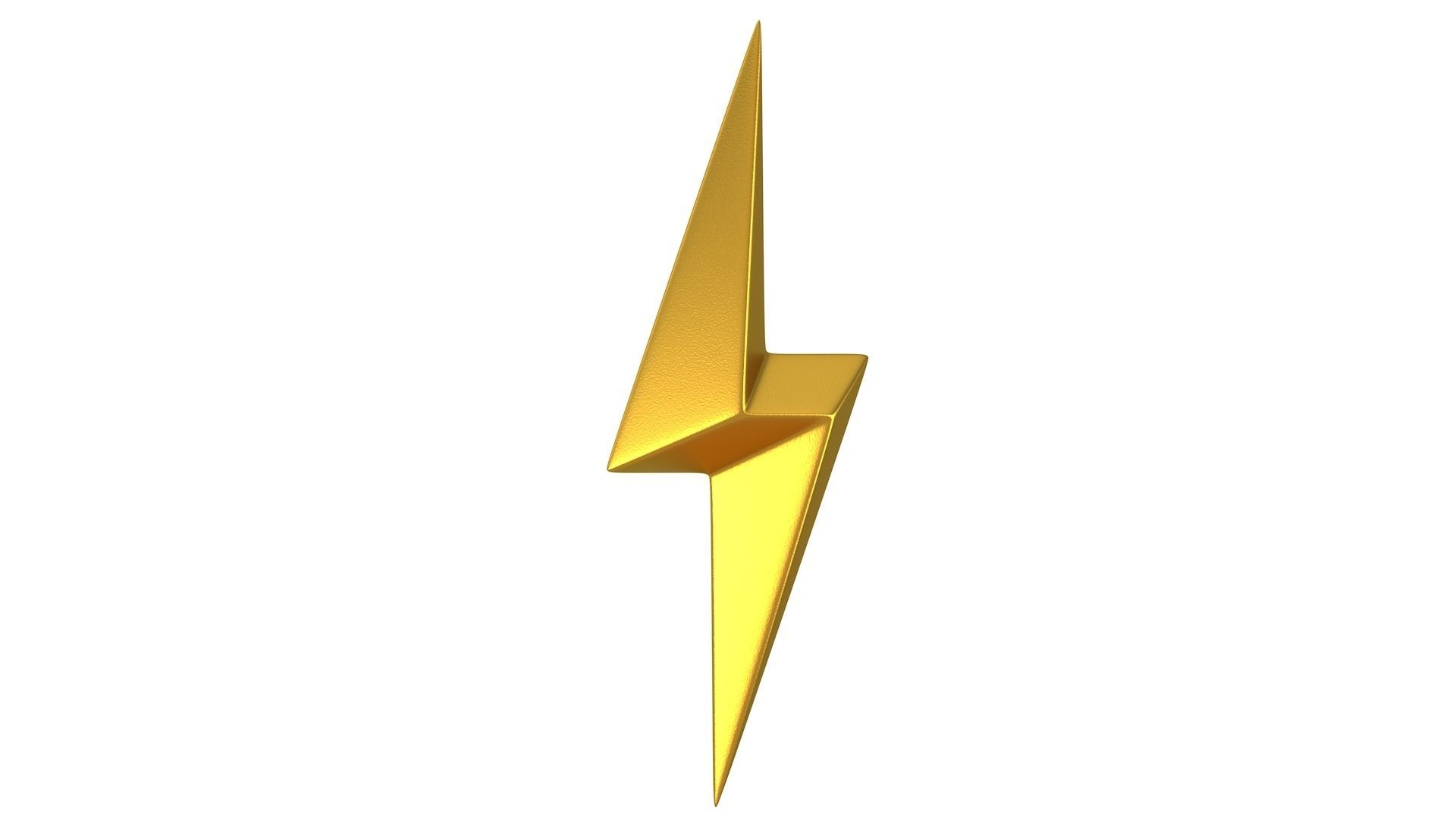 Lightning symbol 01 3D model_1
