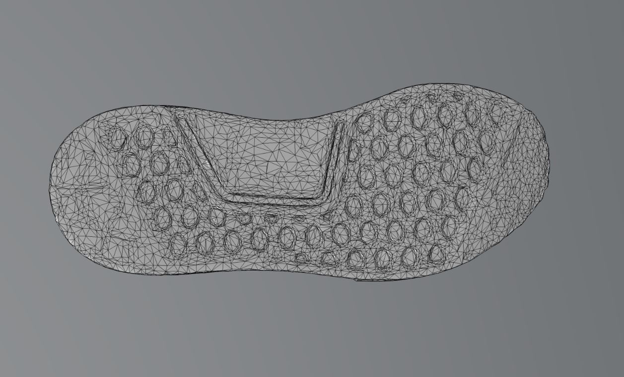 Adidas NMD R1 sneaker Low-poly 3D model_8