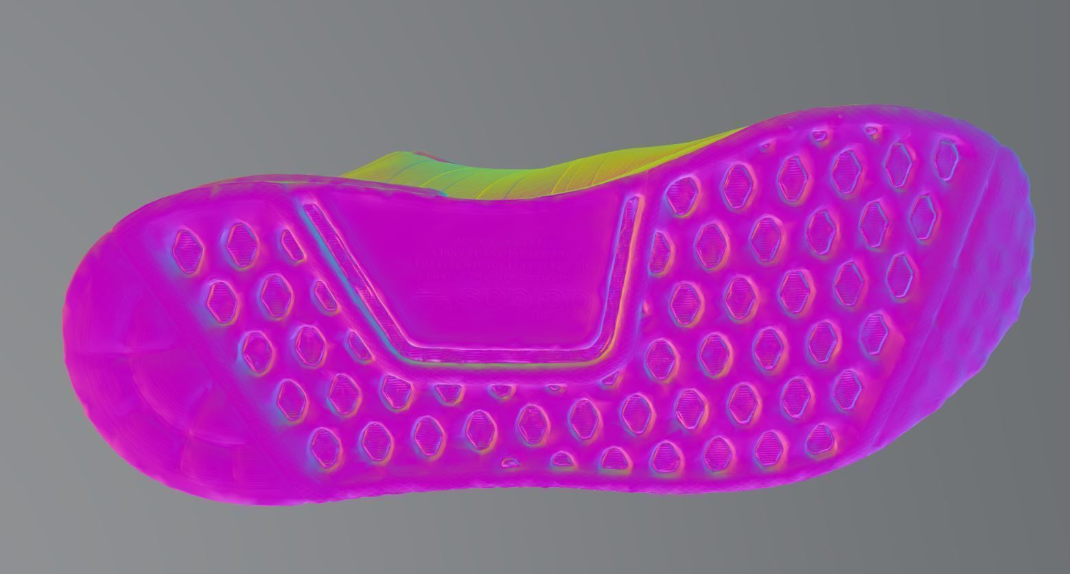 Adidas NMD R1 sneaker Low-poly 3D model_14