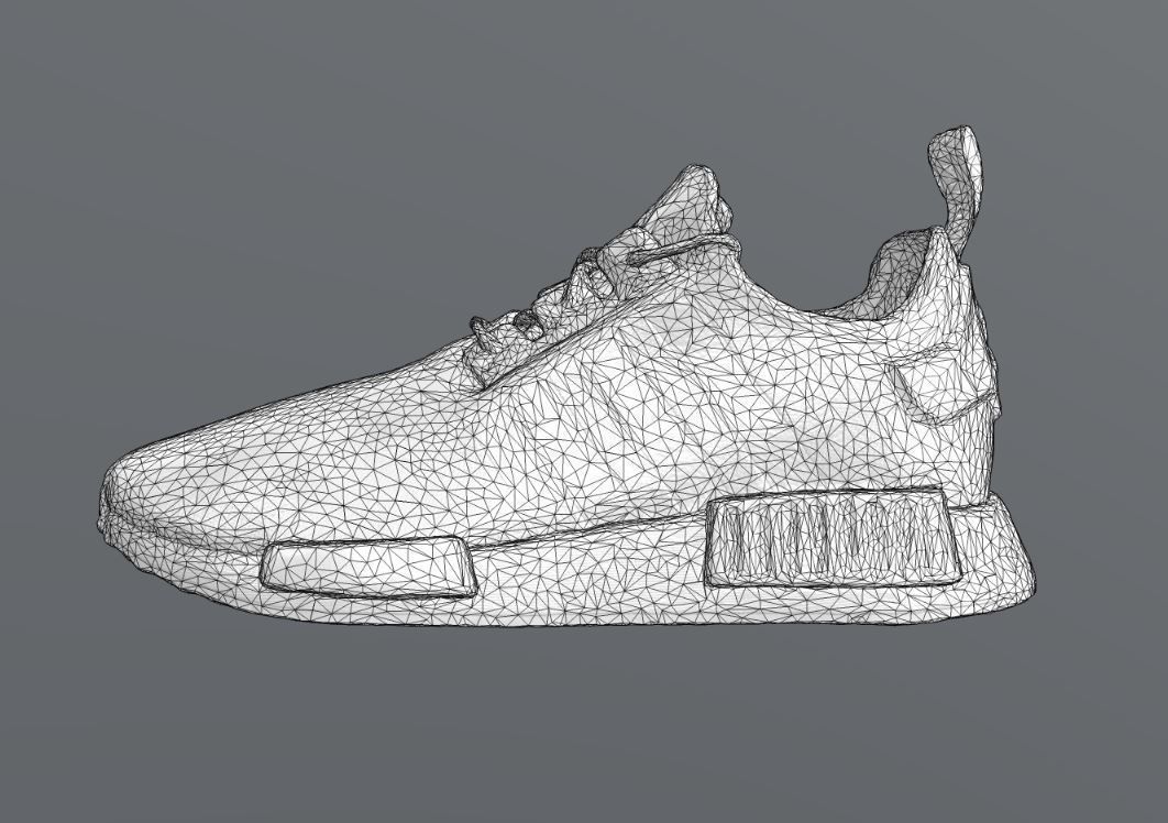 Adidas NMD R1 sneaker Low-poly 3D model_6