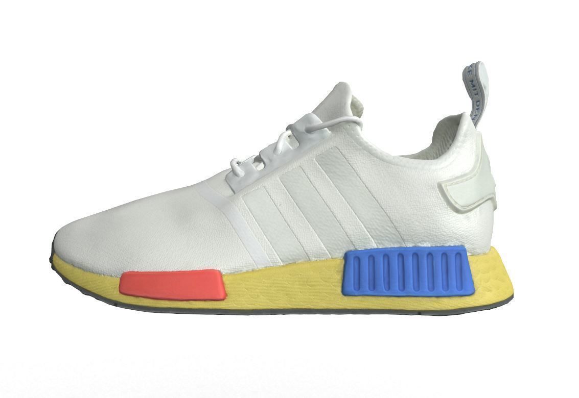 Adidas NMD R1 sneaker Low-poly 3D model_2