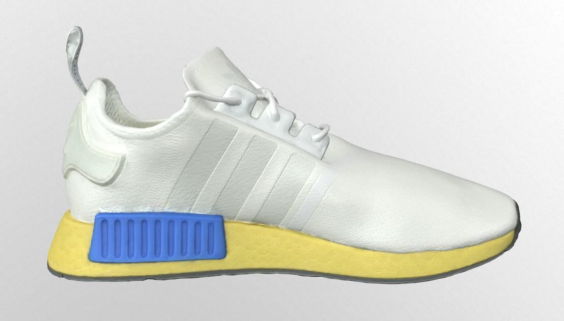 Adidas NMD R1 sneaker Low-poly 3D model_3