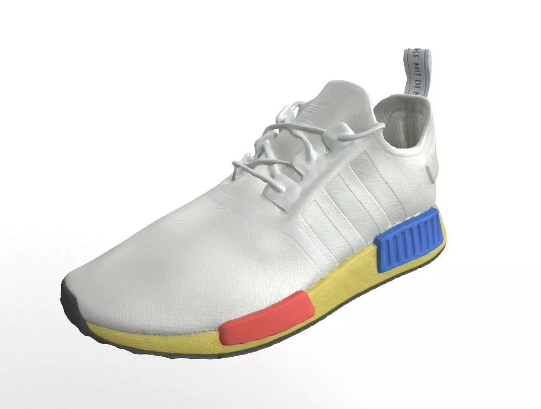 Adidas NMD R1 sneaker Low-poly 3D model_0