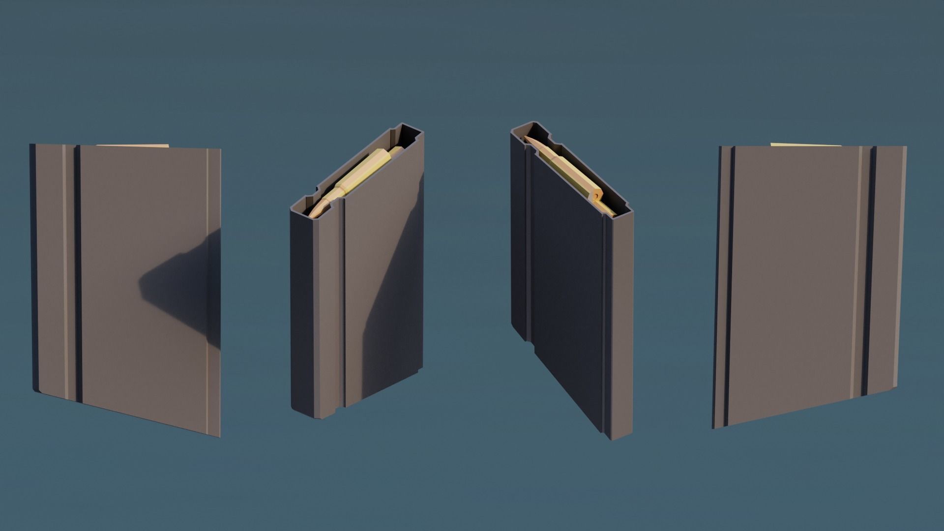 Bar m1918 - Low Poly Low-poly 3D model_3