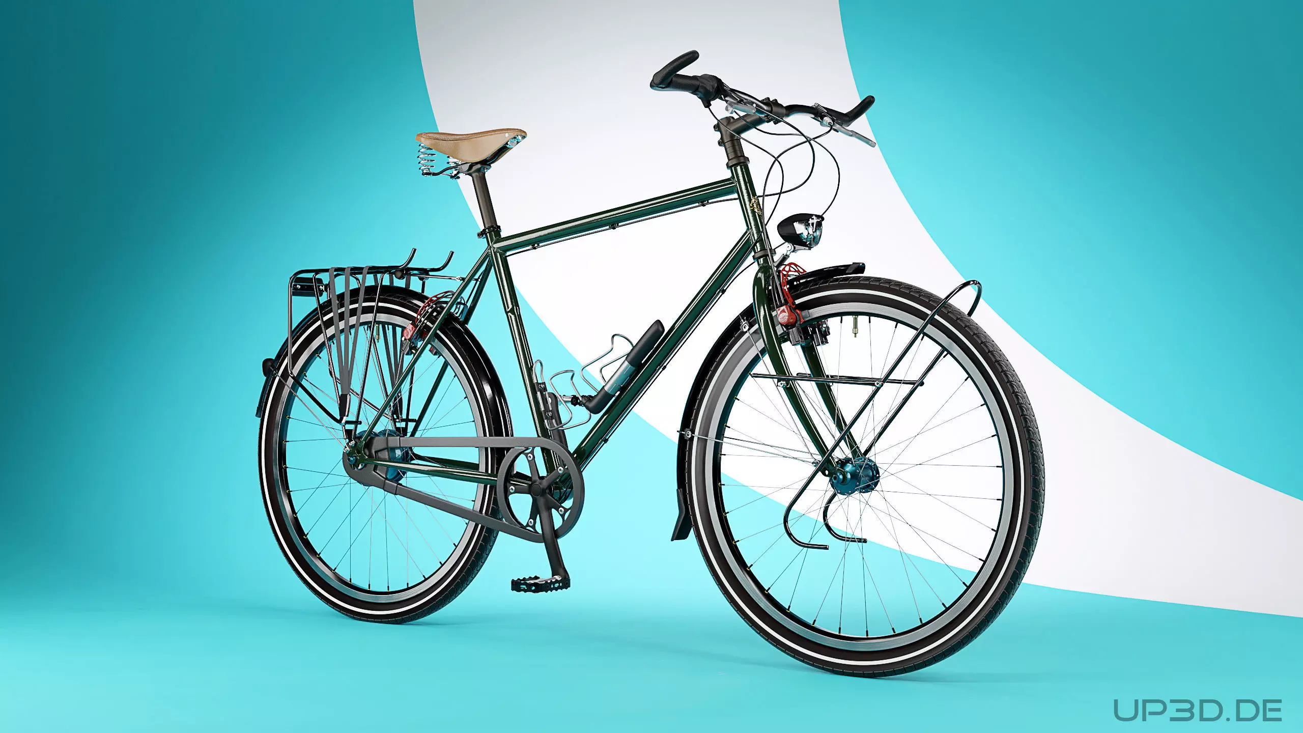 Bicycle Touring Bike 3D model