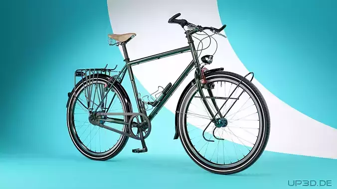 Bicycle Touring Bike 3D model