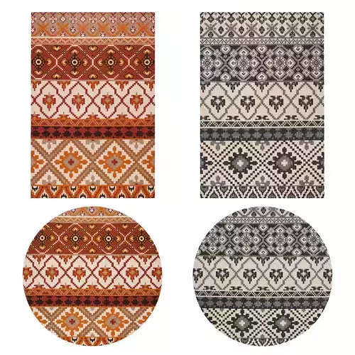 Rugs No 26 Low-poly 3D model