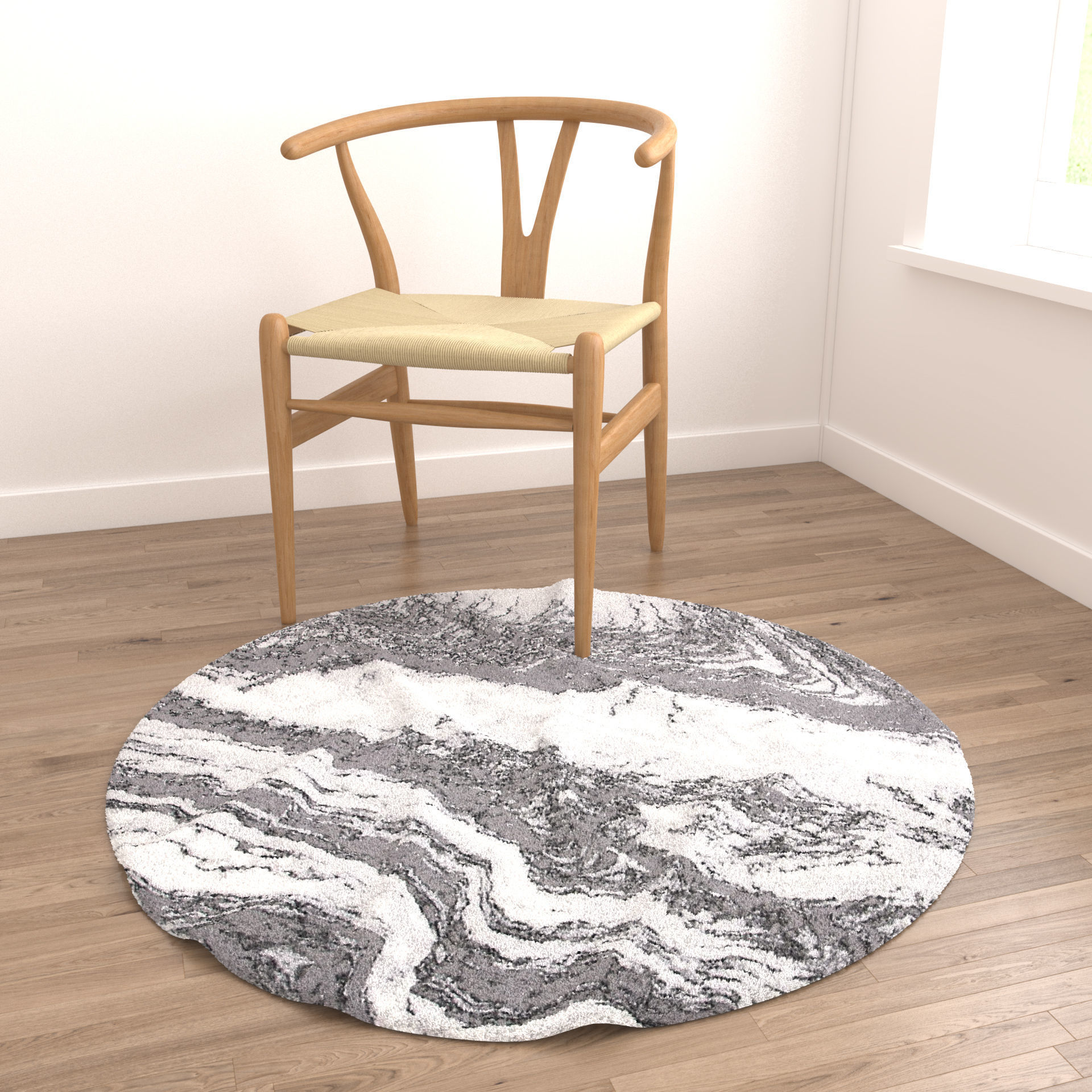 Rugs No 27 Low-poly 3D model_3