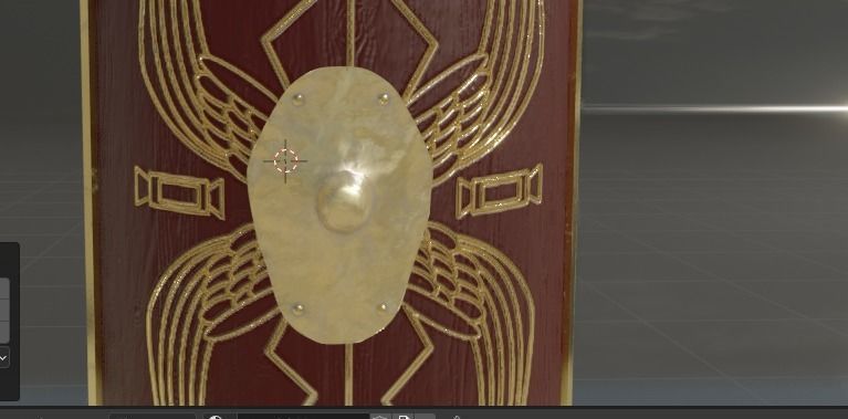 Roman Scutum  3D model_3