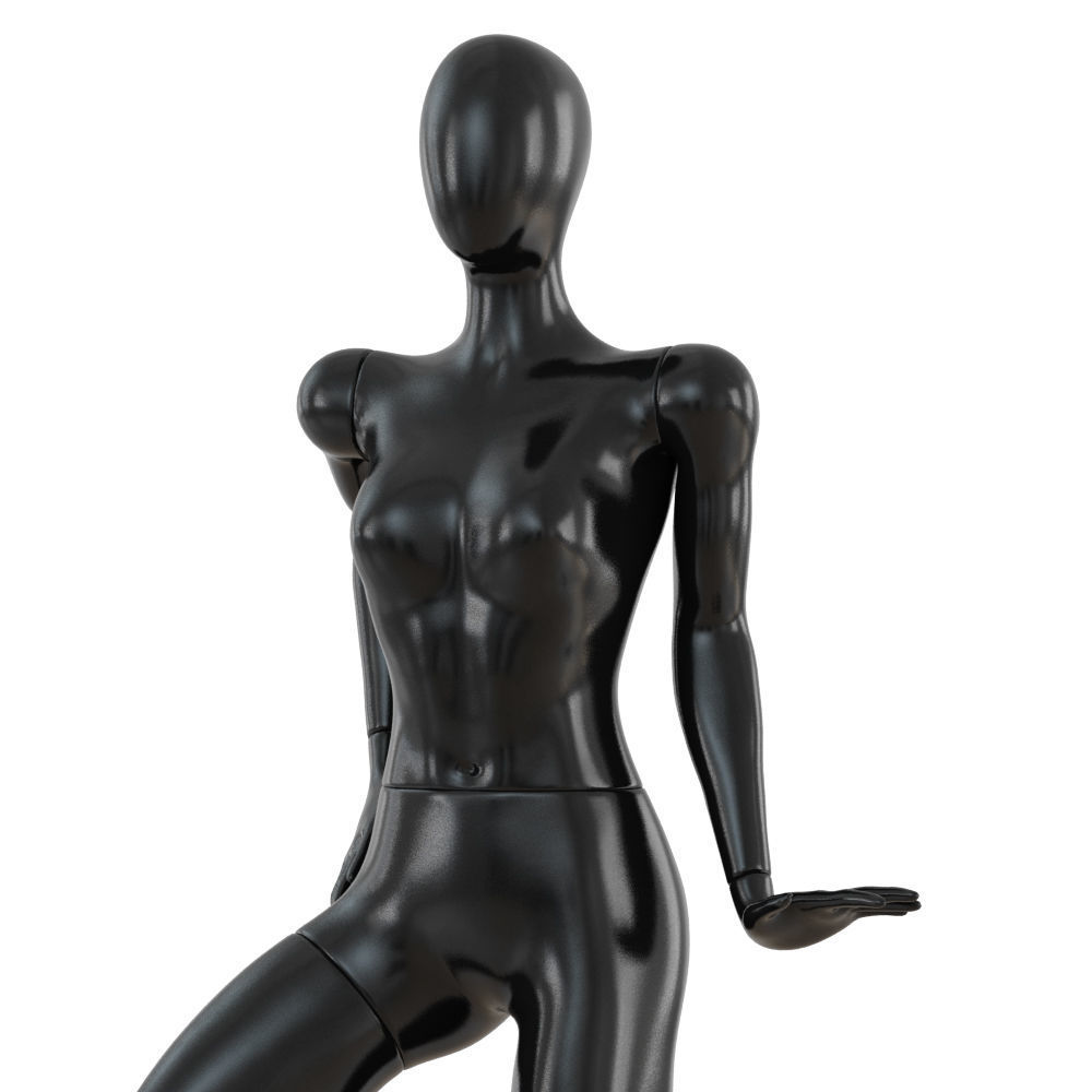 Female Abstract Mannequin 67 3D model_4
