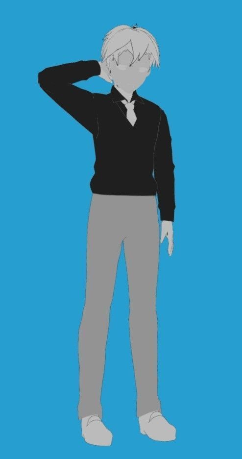 CyberEye Original Character Low-poly 3D model_2