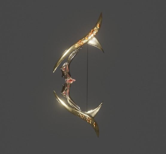 Mystic Bow based on a design by one of my colleague 3D model_2