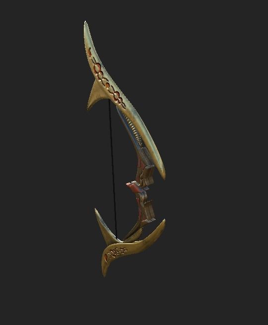 Mystic Bow based on a design by one of my colleague 3D model_1