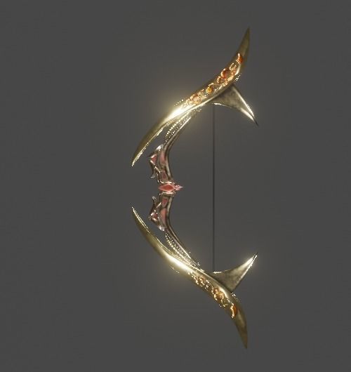 Mystic Bow based on a design by one of my colleague 3D model_3