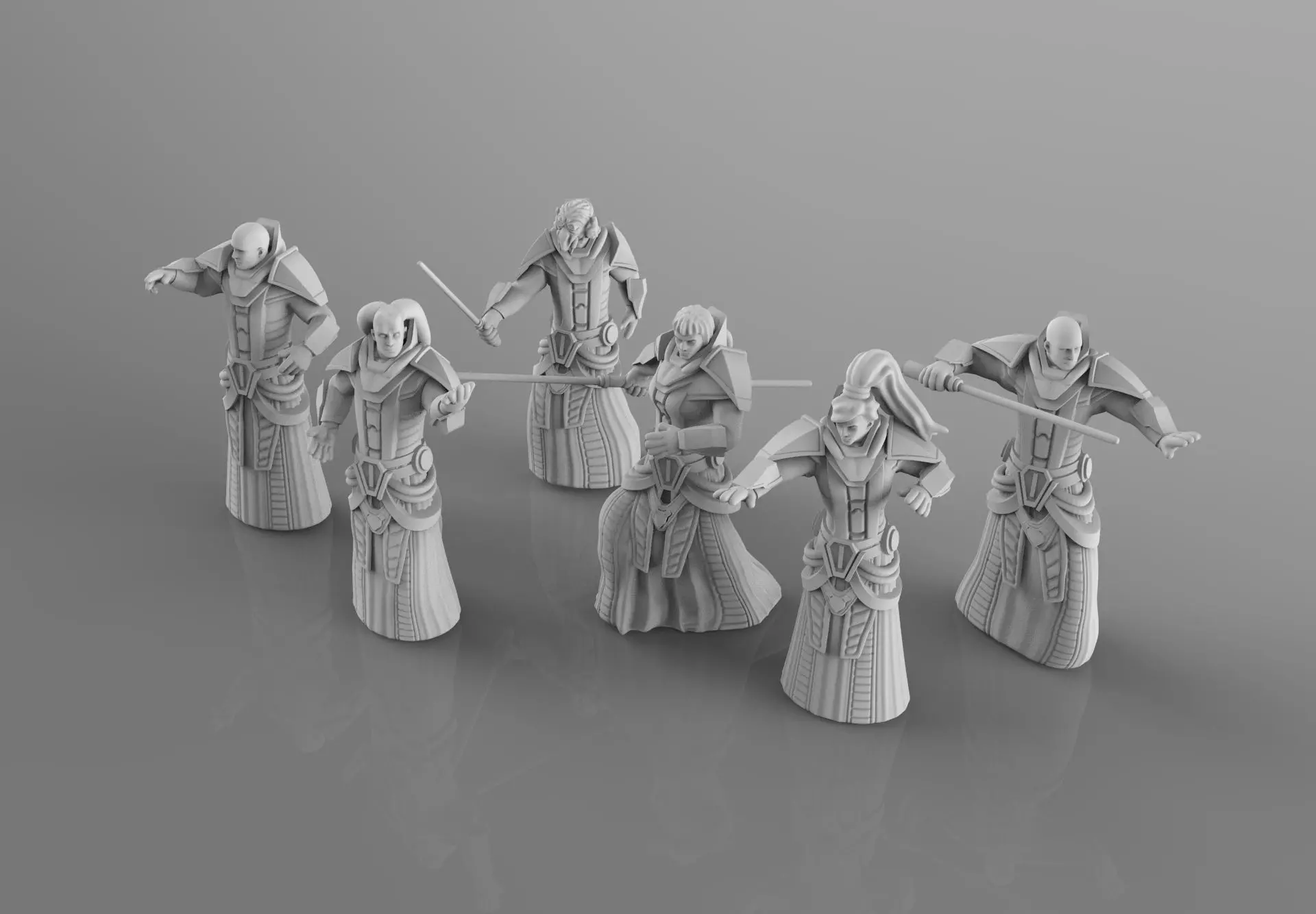 Old Dark Witch Hunters 3D print model