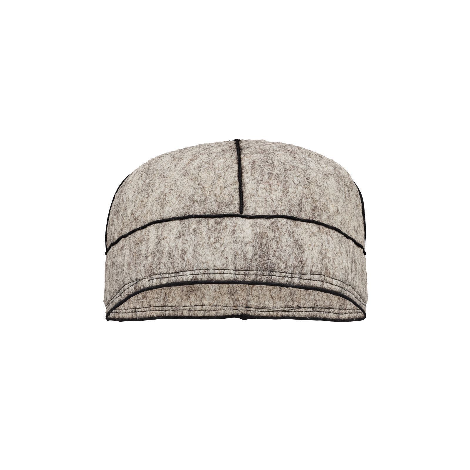 Cross Felt Hat 3D model_1
