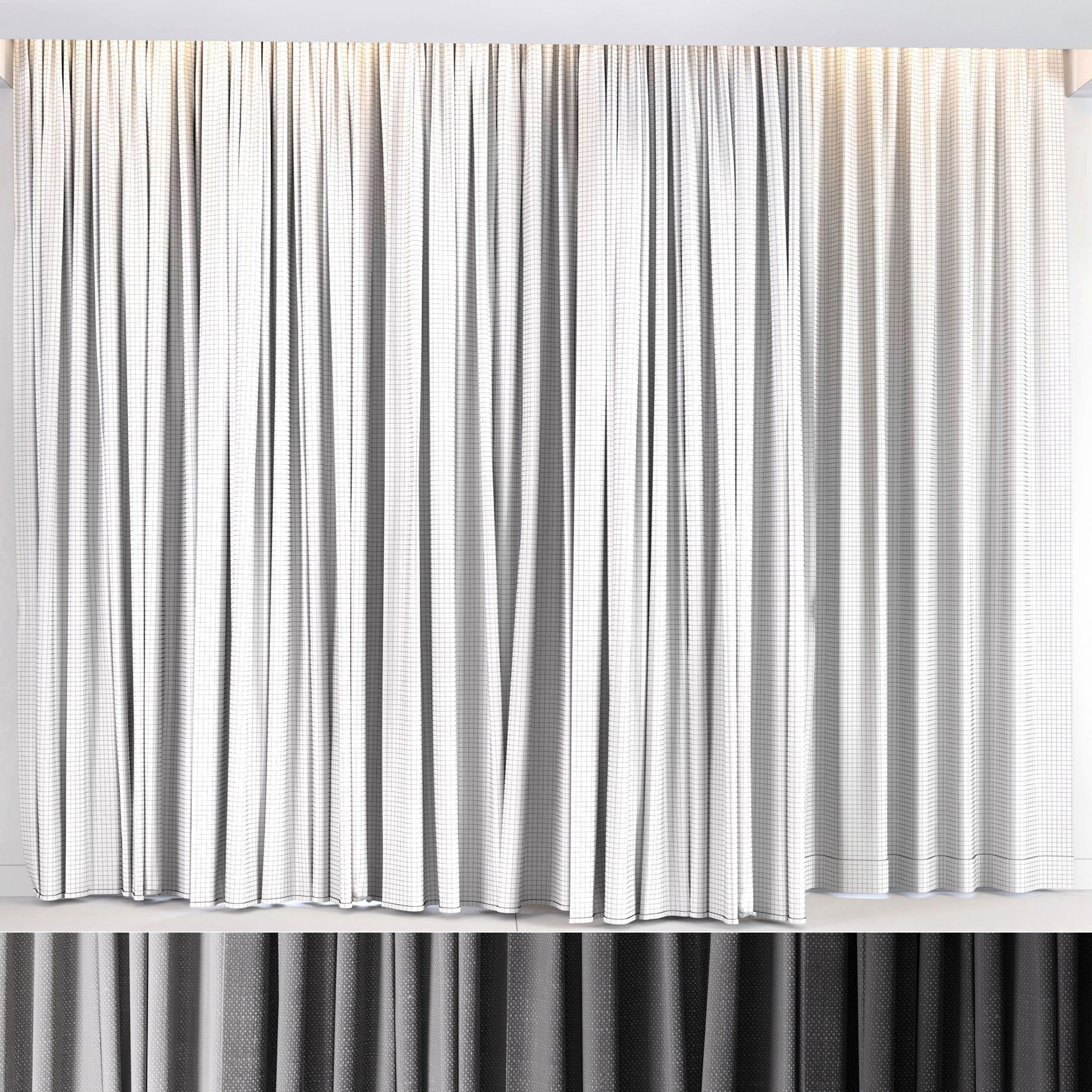 Hadi Curtains 23 3D model_3