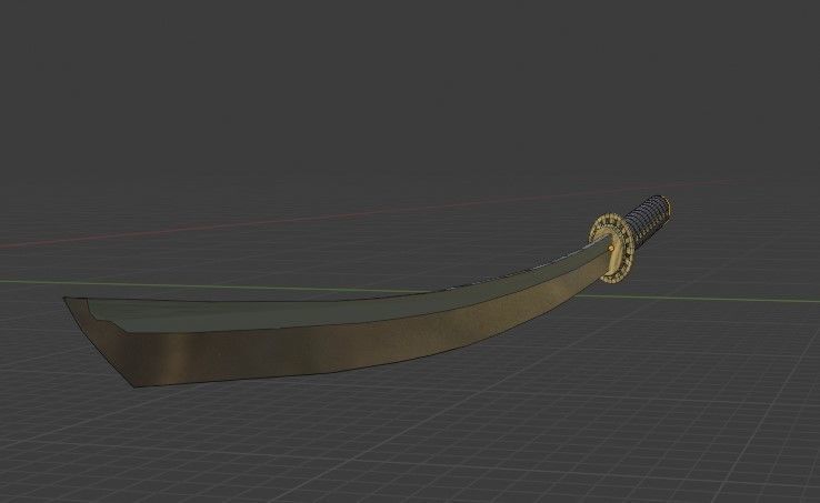 low Japanese katana Texture_1