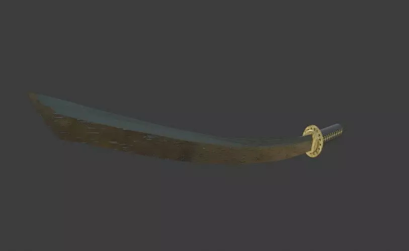 low Japanese katana Texture_0