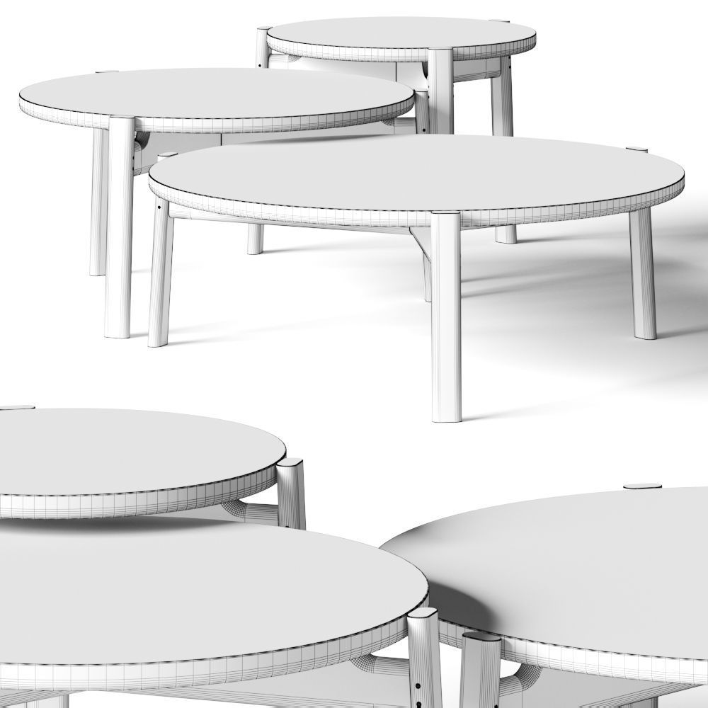 Menu Passage Lounge Coffee Tables 3D model_3