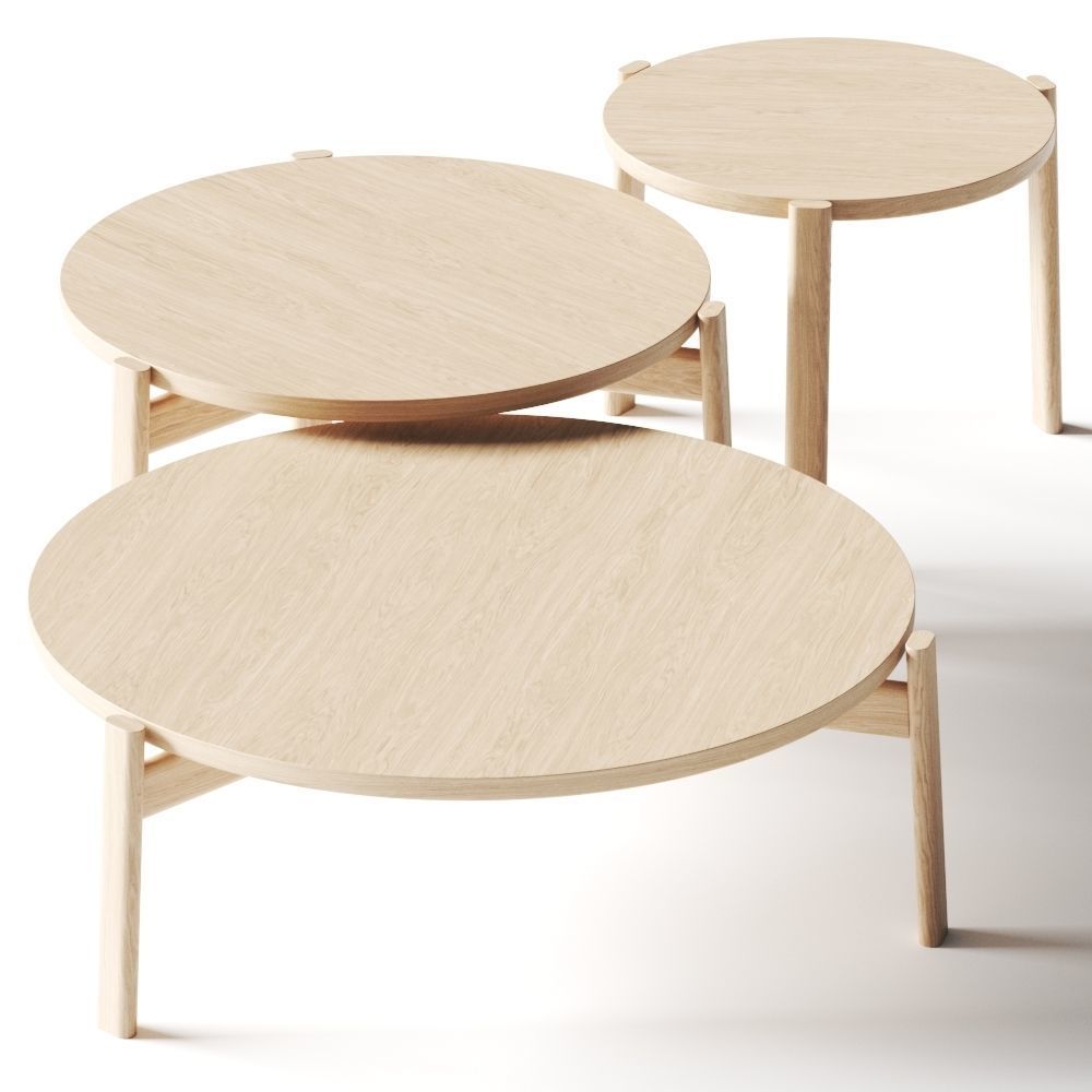 Menu Passage Lounge Coffee Tables 3D model_2