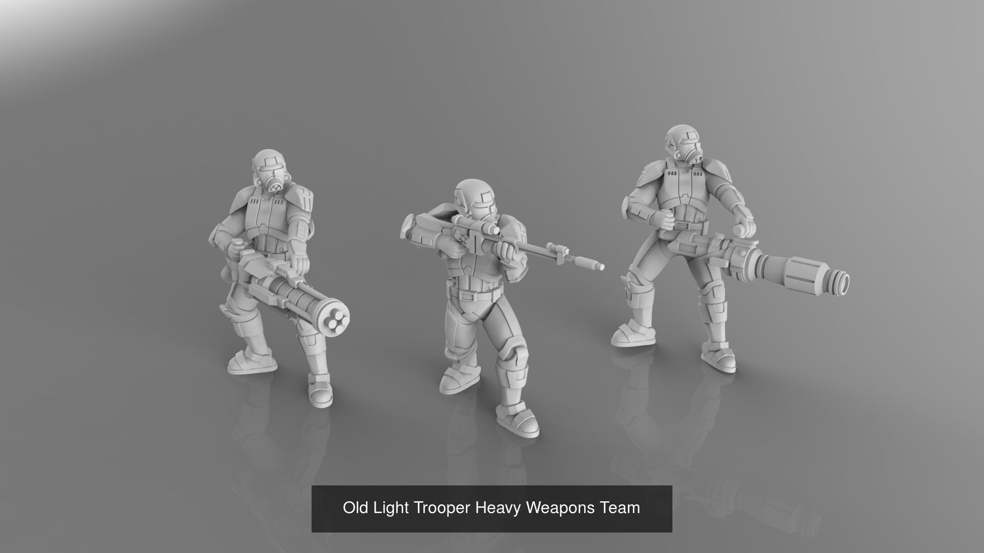 Old Light Republic Army 3D Model Collection_8