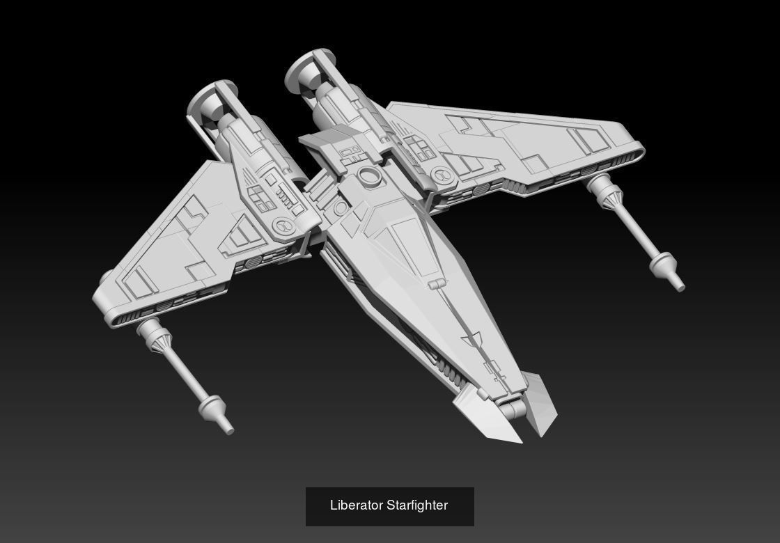 Old Light Republic Army 3D Model Collection_4