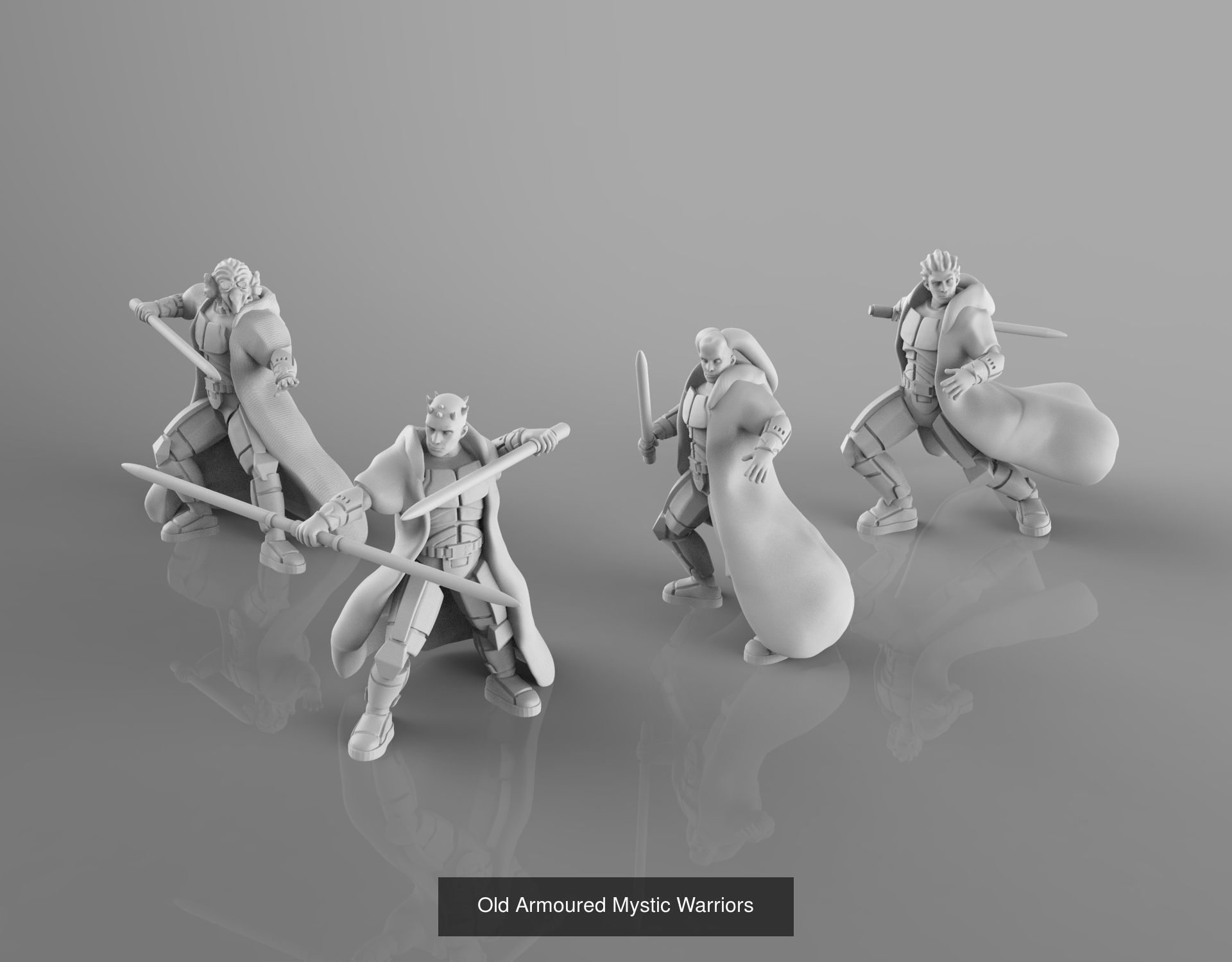Old Light Republic Army 3D Model Collection_6