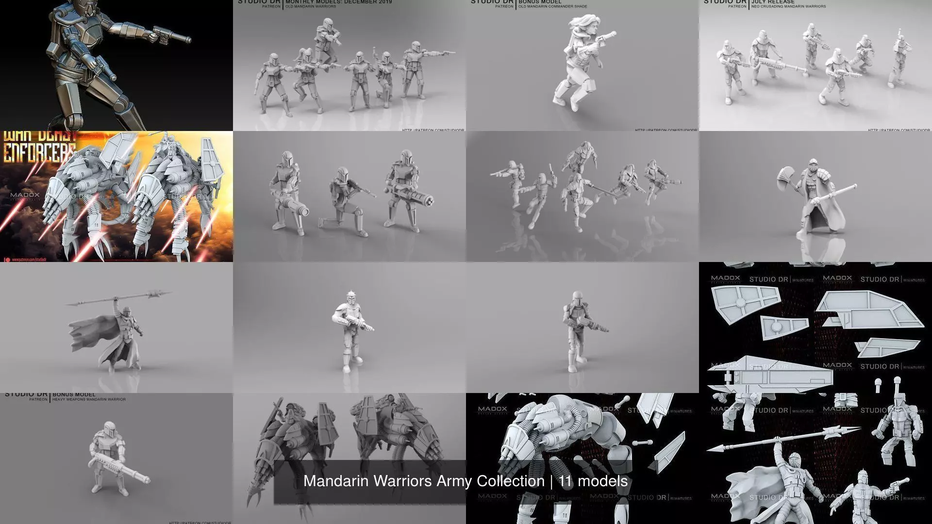 Mandarin Warriors Army Collection _0