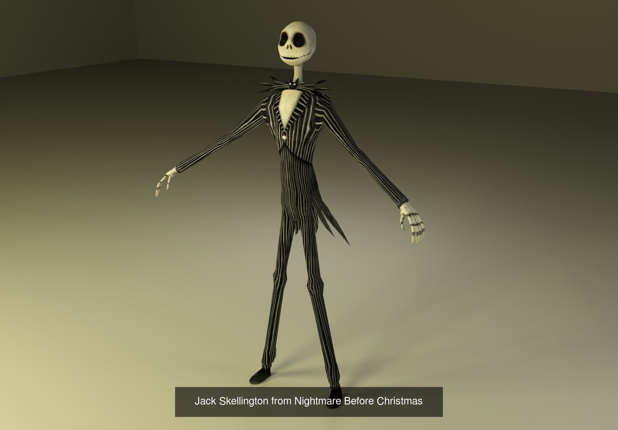 Jack Skellington-Sally from Nightmare before Christmas 3D Model Collection_1