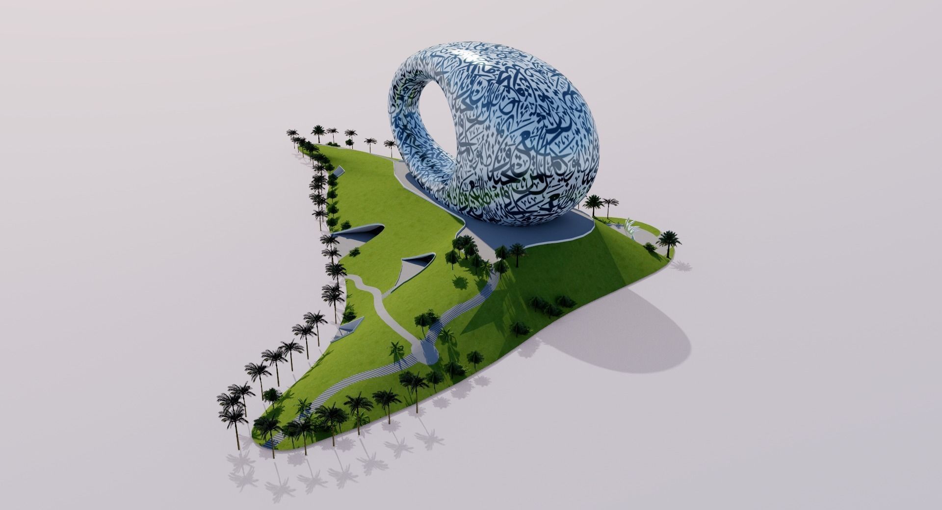 Museum of the Future - Dubai - UAE 3D model_2