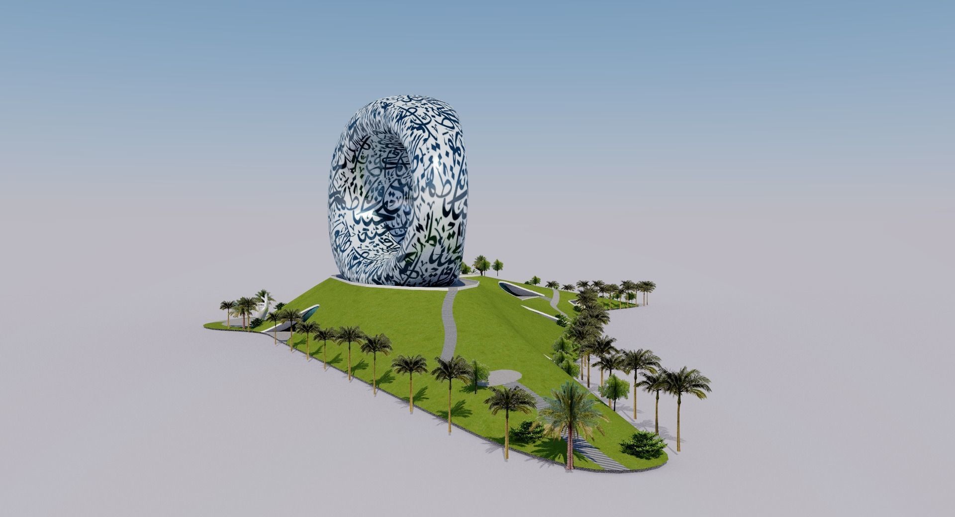 Museum of the Future - Dubai - UAE 3D model_3