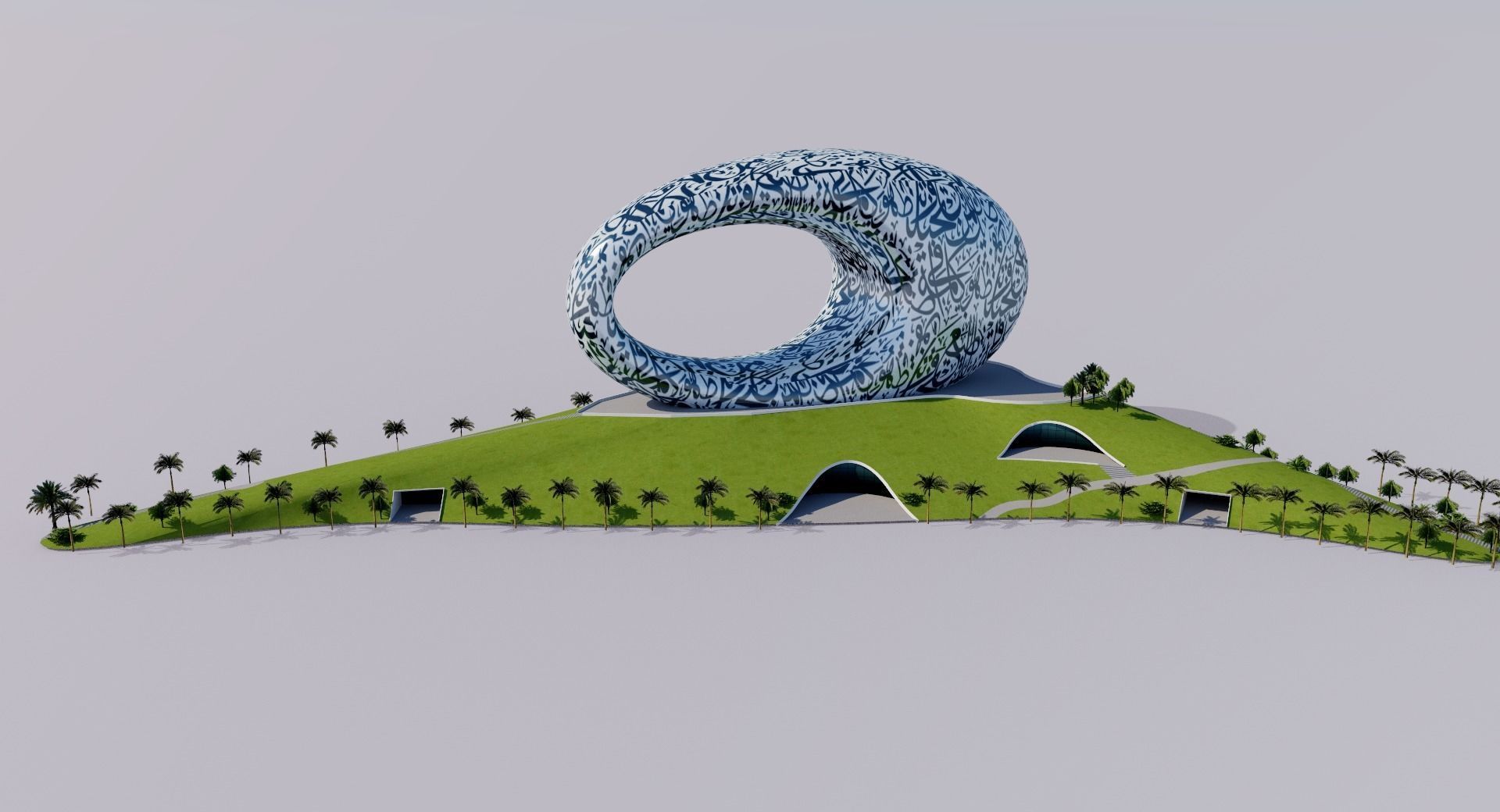 Museum of the Future - Dubai - UAE 3D model_1