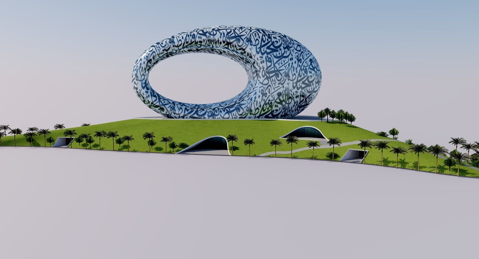 Museum of the Future - Dubai - UAE 3D model_4
