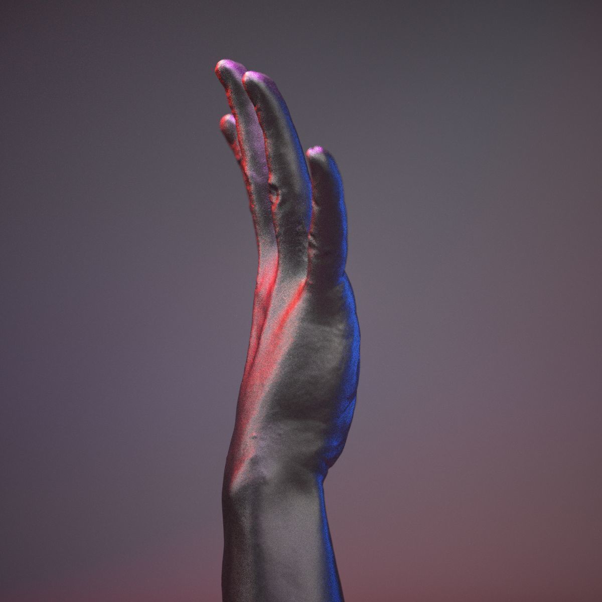 Finger Number 5 Low-poly 3D model_14