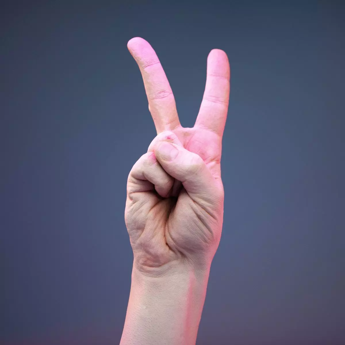 Finger Number 2 Low-poly 3D model