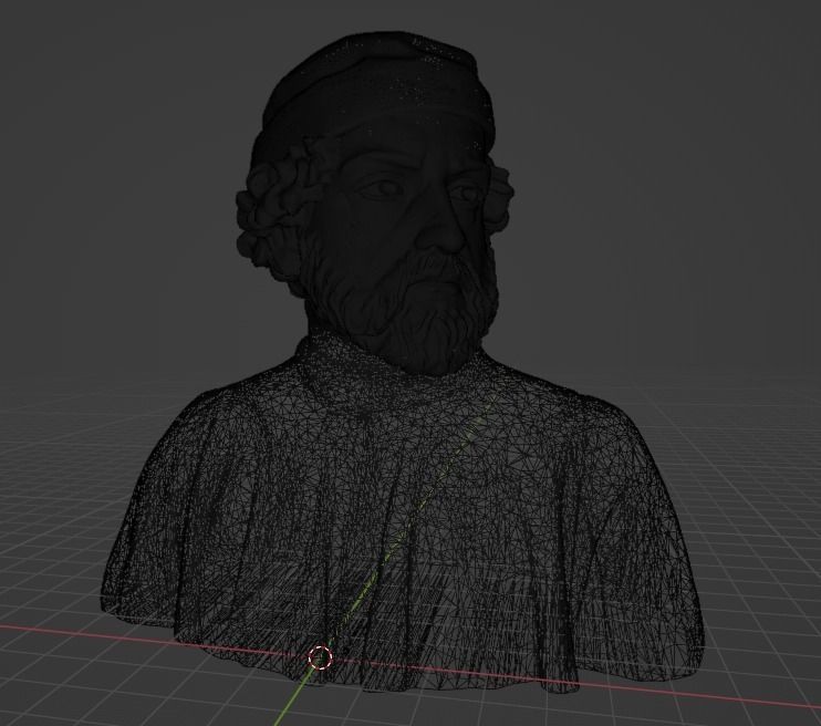 Donatello bust 3D print model_20