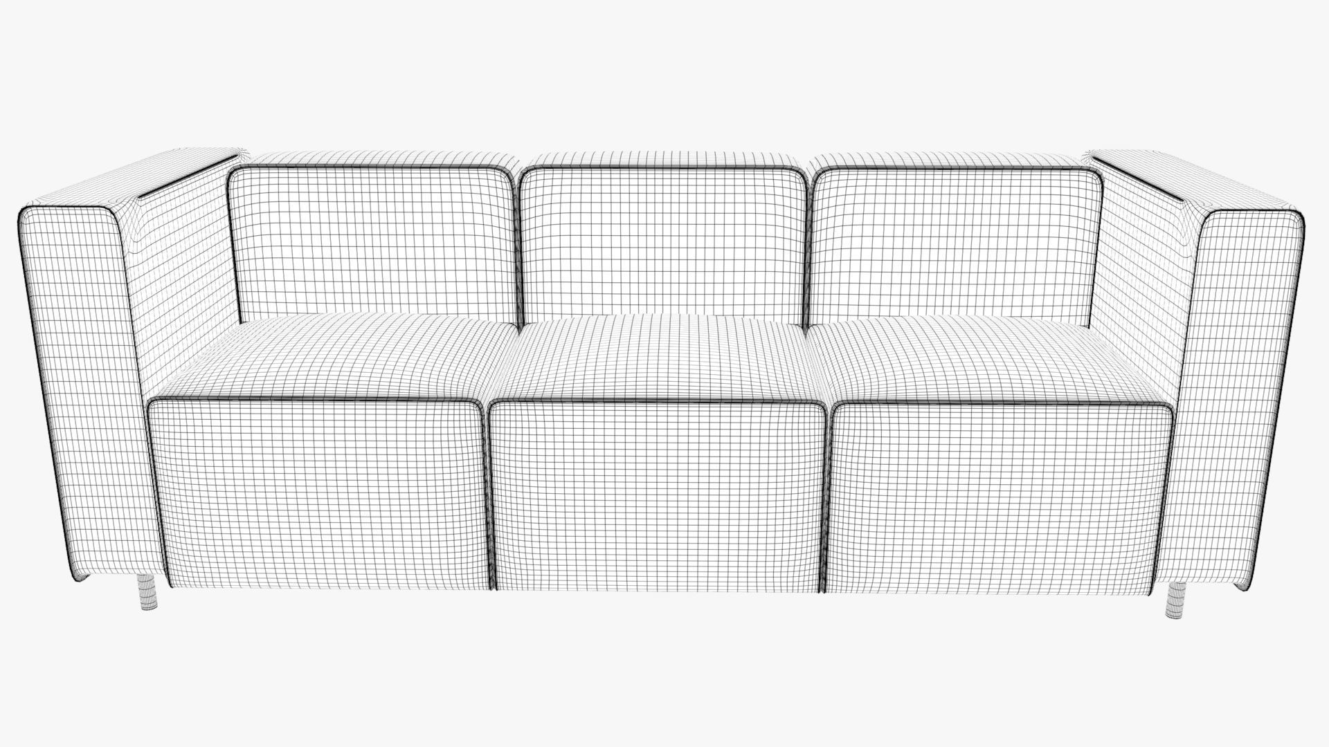 Modern sofa 3D model_24