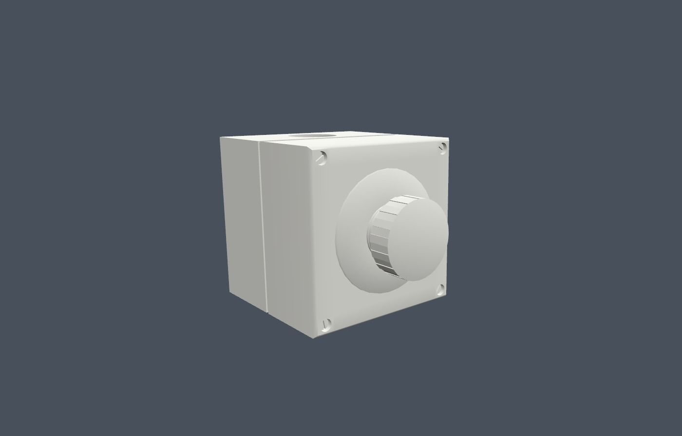 Emergency Stop Low-poly 3D model_14