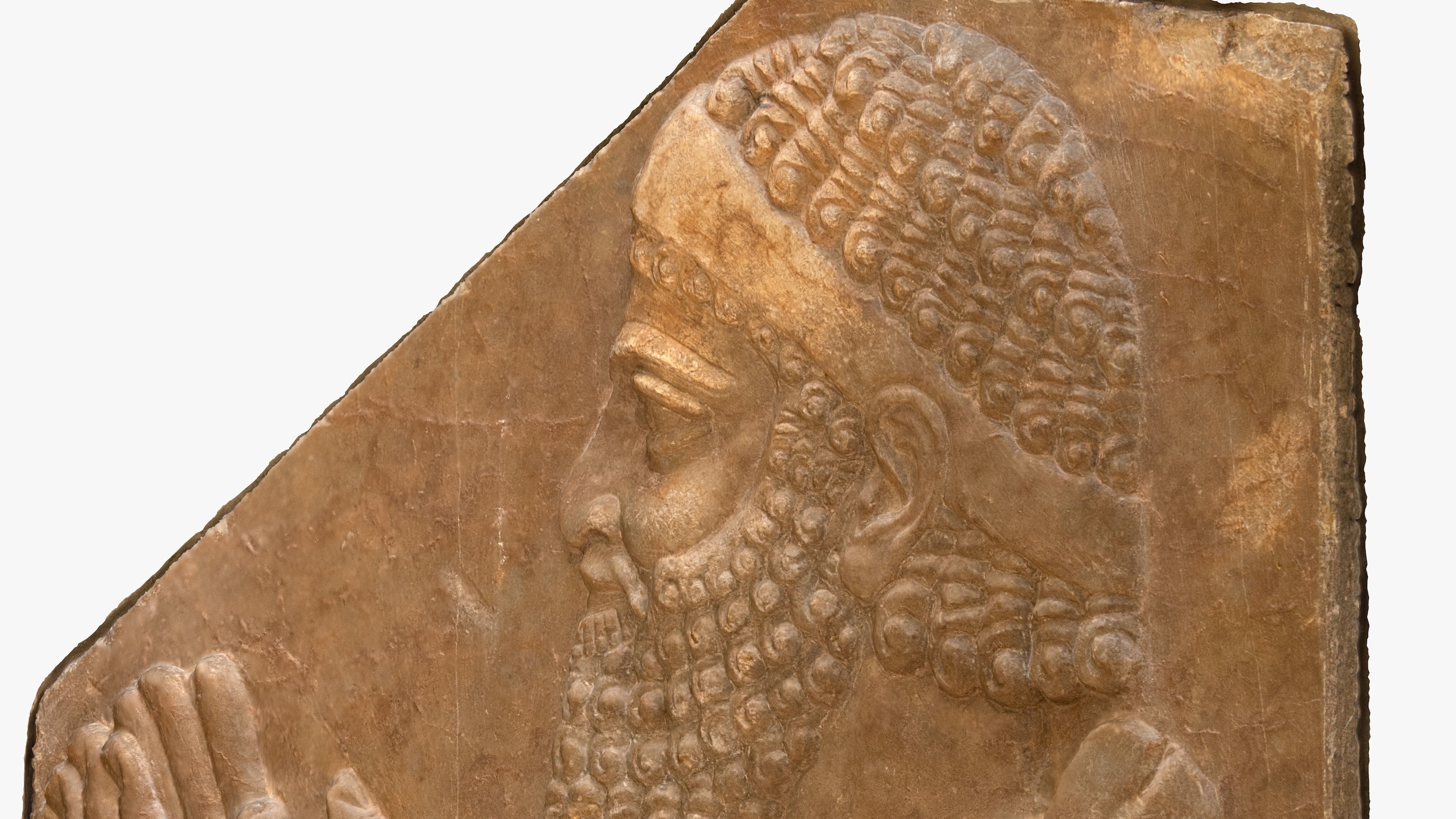 ASSYRIAN - TRIBUTAIRE MEDE I Low-poly 3D model_6