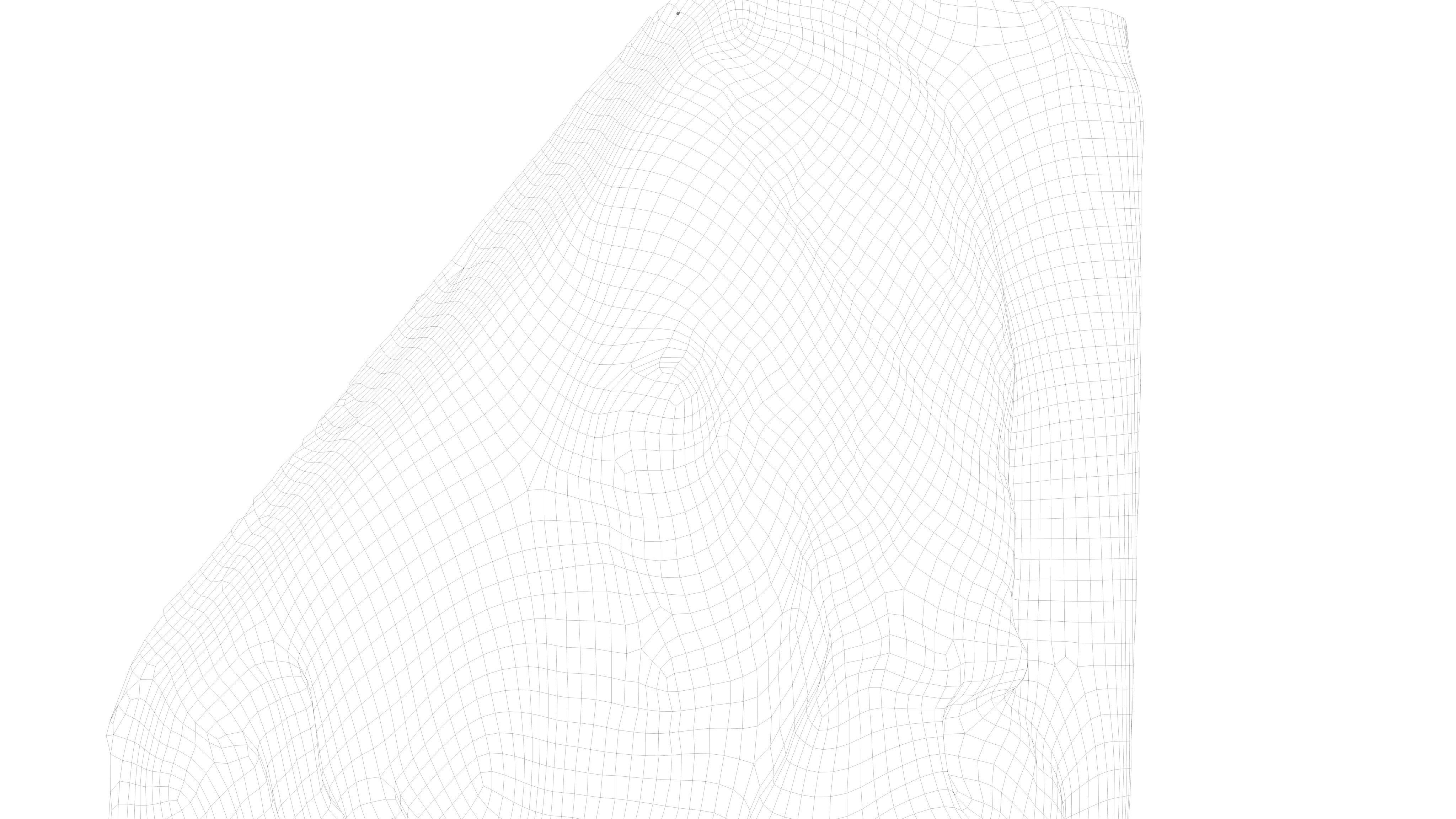 ASSYRIAN - TRIBUTAIRE MEDE I Low-poly 3D model_11