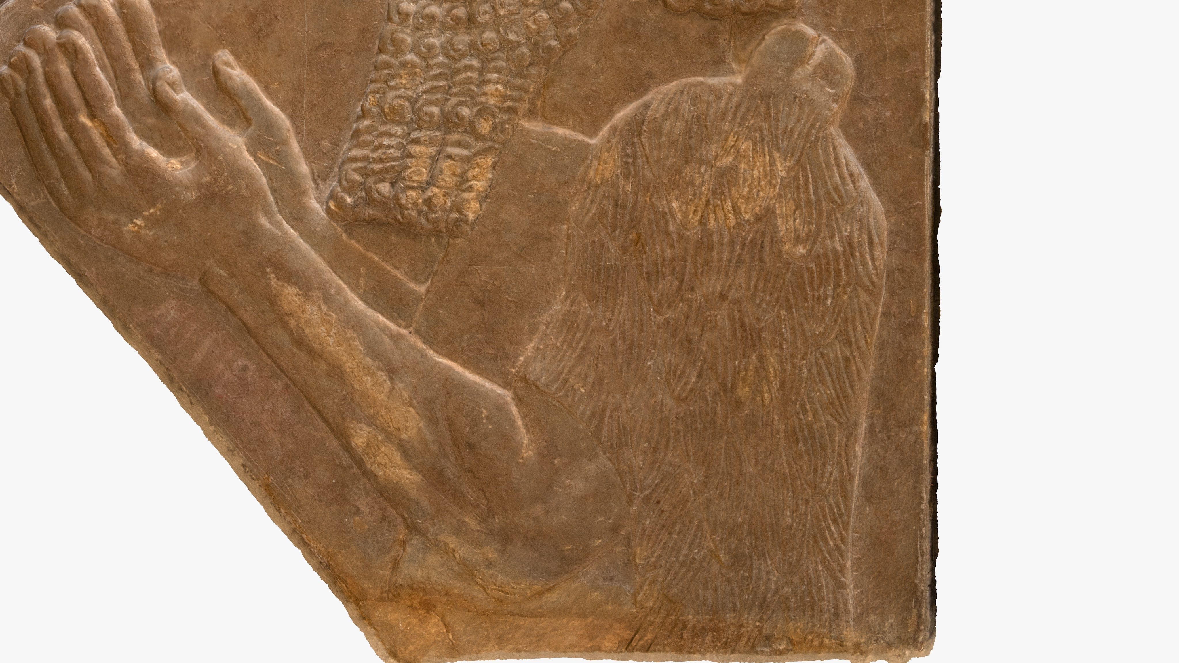 ASSYRIAN - TRIBUTAIRE MEDE I Low-poly 3D model_15