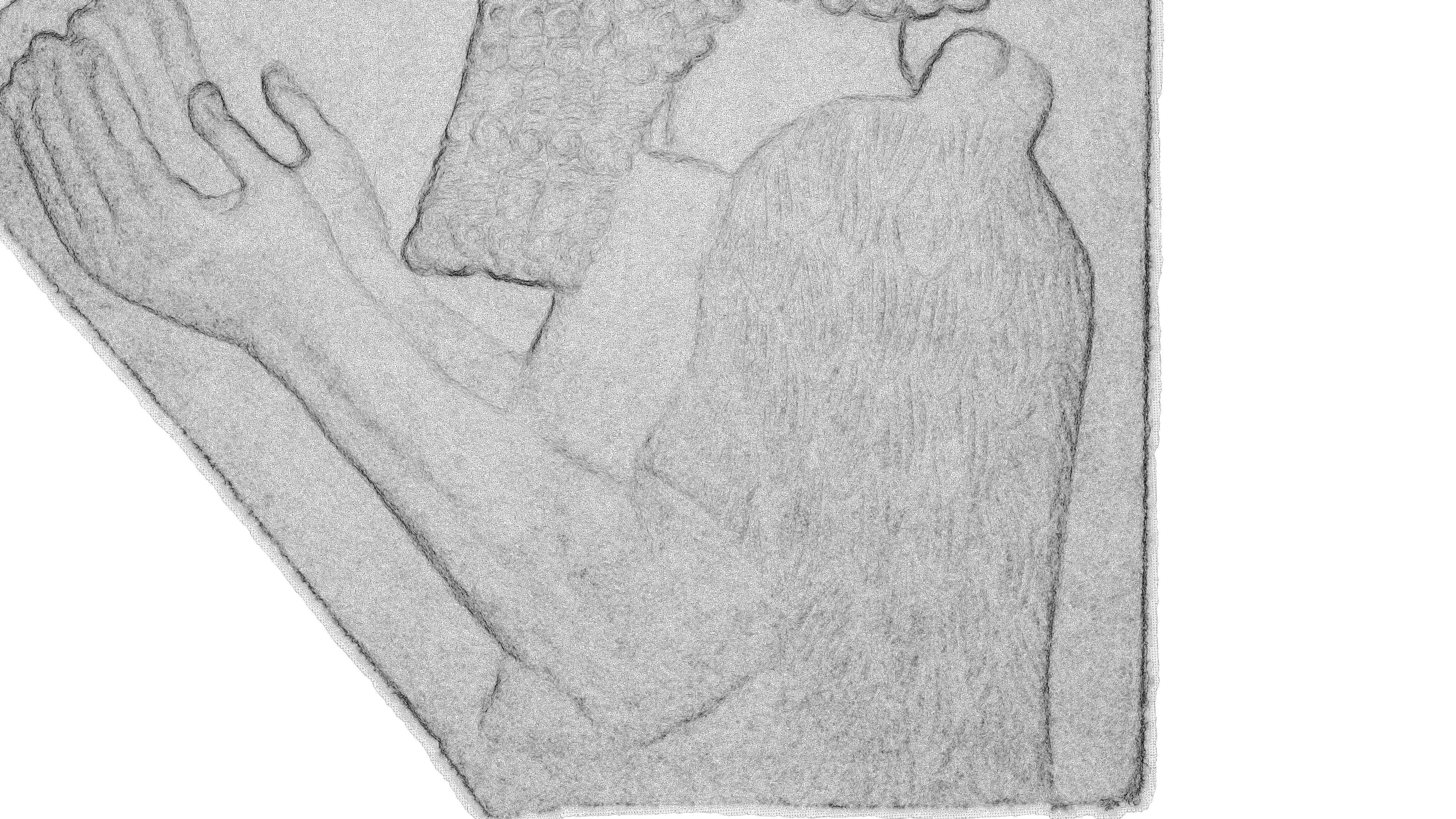 ASSYRIAN - TRIBUTAIRE MEDE I Low-poly 3D model_16