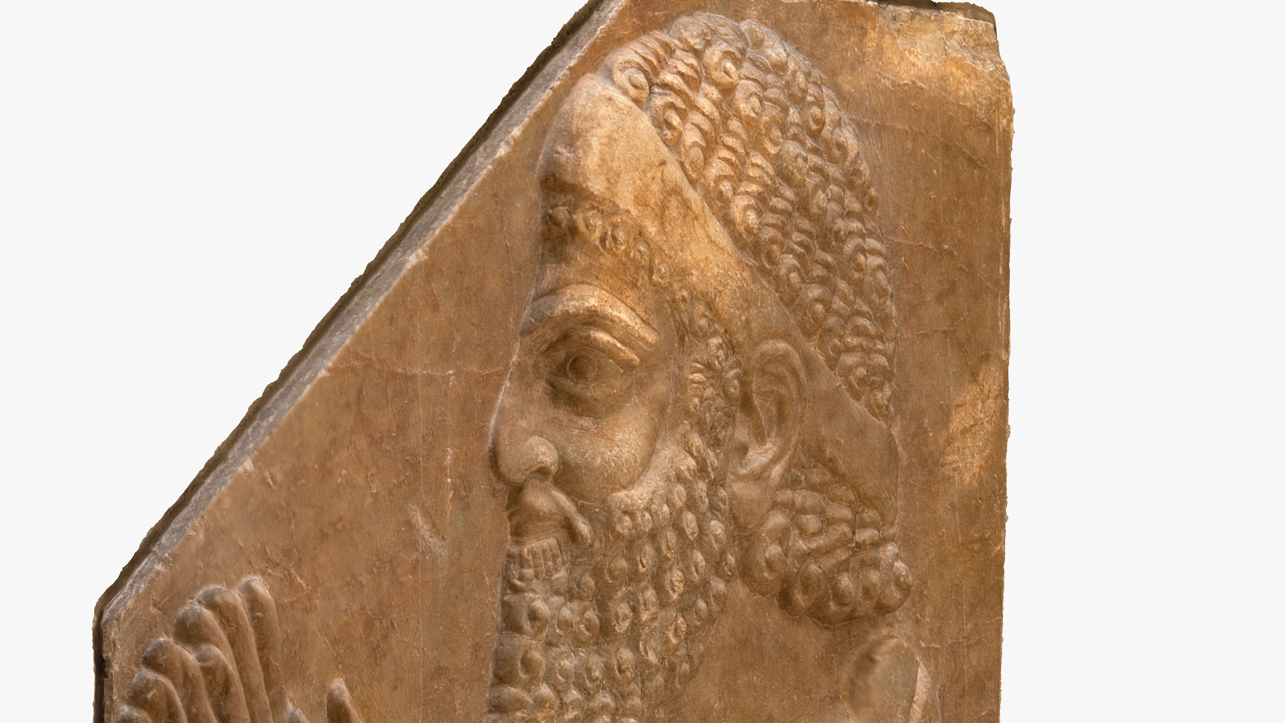 ASSYRIAN - TRIBUTAIRE MEDE I Low-poly 3D model_9