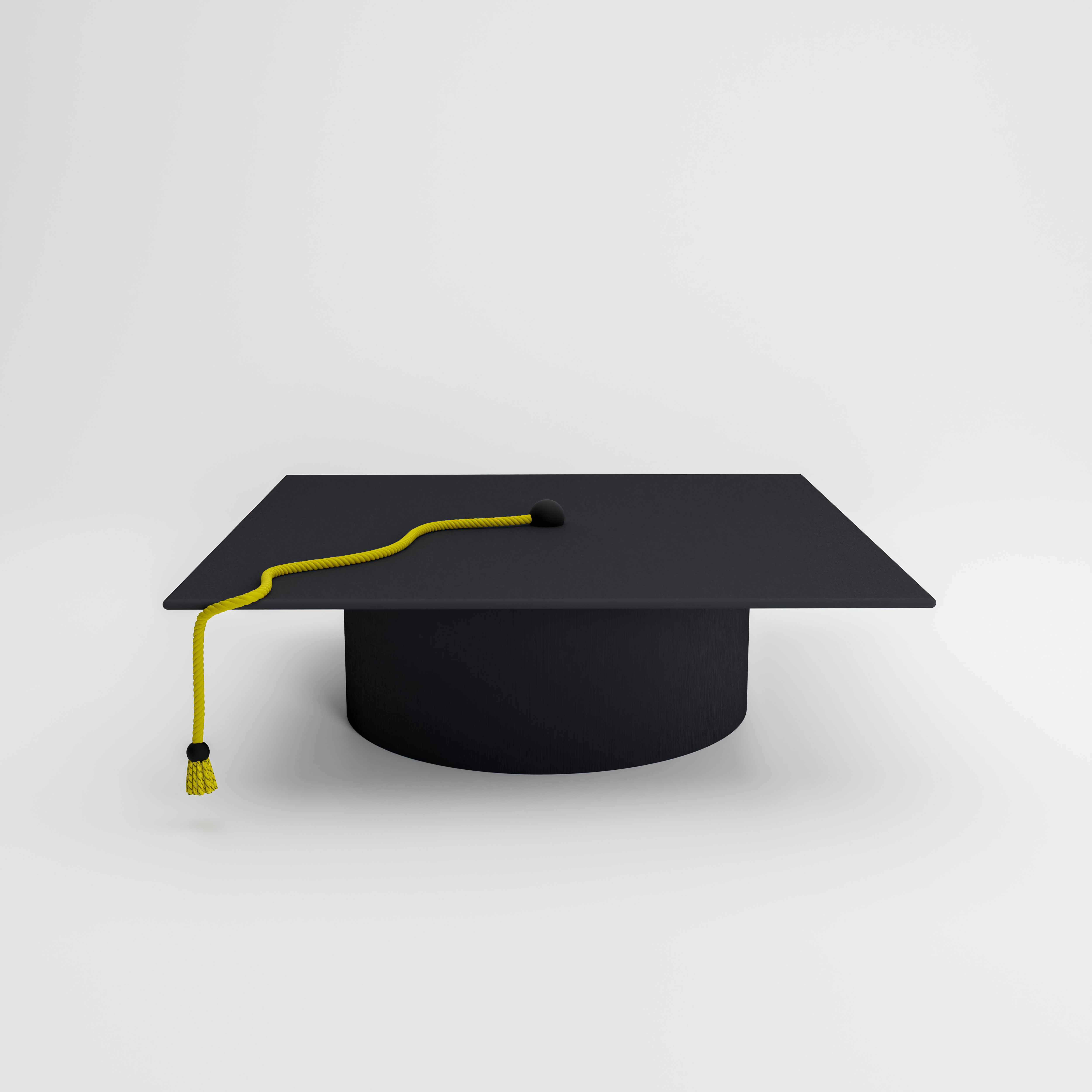 Square academic cap 3D model 3D model_1