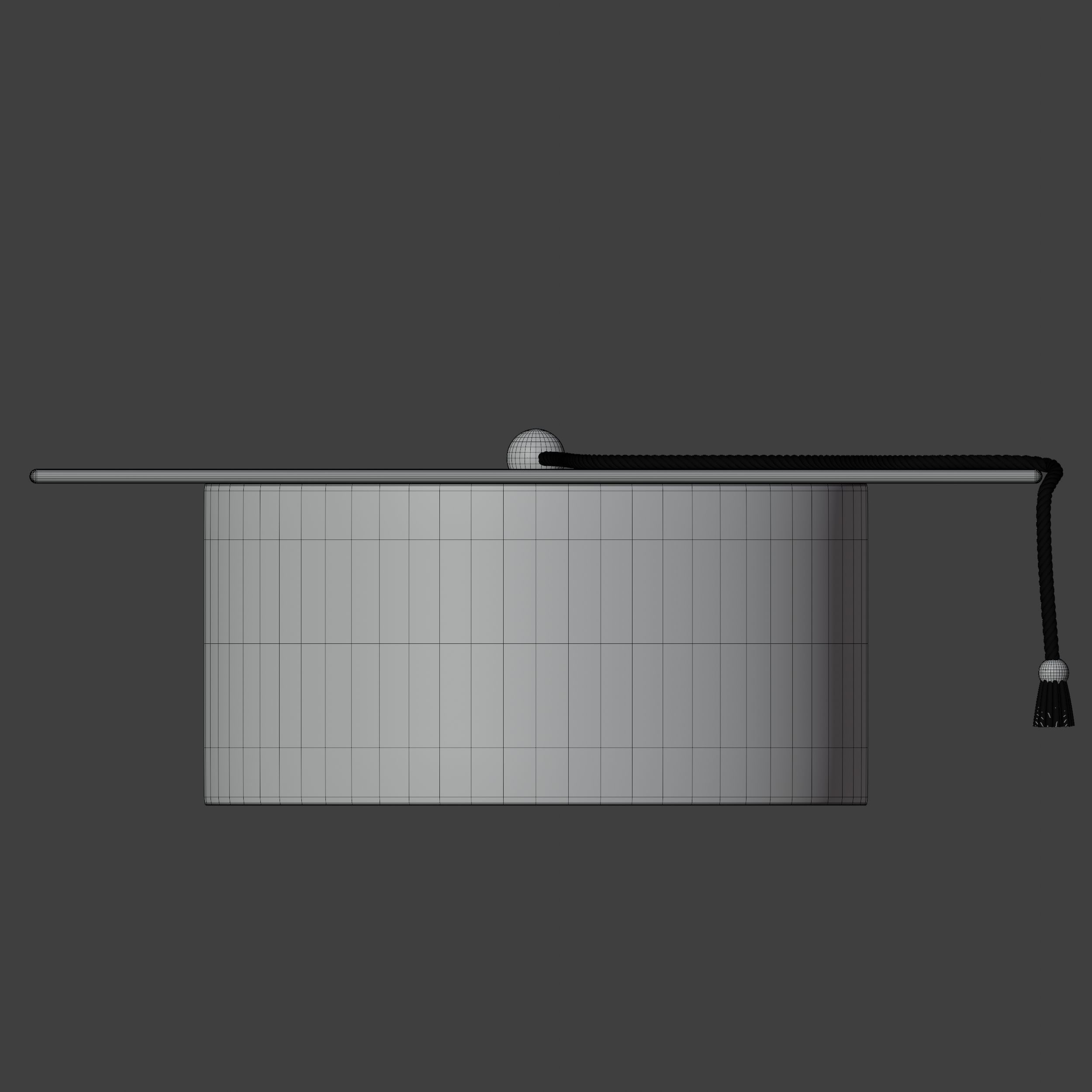 Square academic cap 3D model 3D model_3