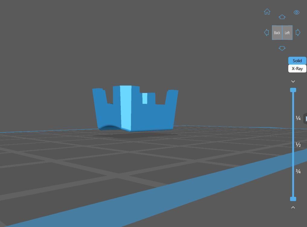 Stone Setting Emerald Cut Goldsmith semi-finished 3D print model_2